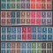 ROMANIA 1943/45 LP 154 MIHAI I UZUALE FILIGRAN MM BLOCURI DE 4 TIMBRE MNH
