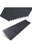 6 x 24 Inch Negru 80 Grit Benzi de siguranță antiderapante - Premium 10 tăiate prealabil pentru siguranță &icirc;n aer liber
