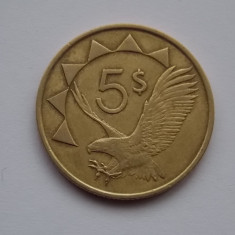 5 DOLLARS 1993 NAMIBIA