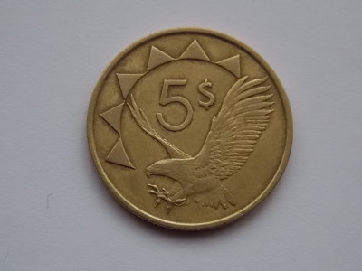 5 DOLLARS 1993 NAMIBIA foto