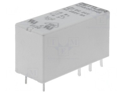Releu electromagnetic DPDT 24VDC 8A foto