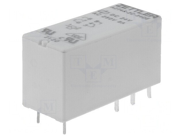 Releu electromagnetic DPDT 24VDC 8A
