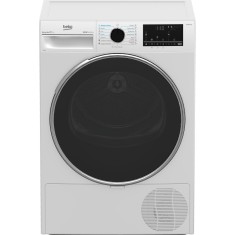 Uscator de rufe Beko B5T49243WEU, 9 kg, Pompa de caldura, Clasa B, Child Lock, 15 programe, Iluminare LED, Digital Display, Alb