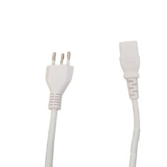 Cablu Alimentare 3 Pini Rotunzi 1m, 10A, 250V
