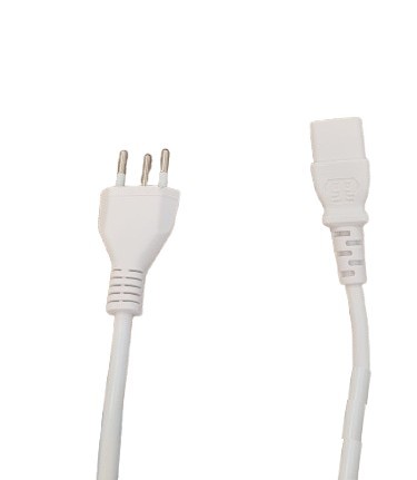 Cablu Alimentare 3 Pini Rotunzi 1m, 10A, 250V
