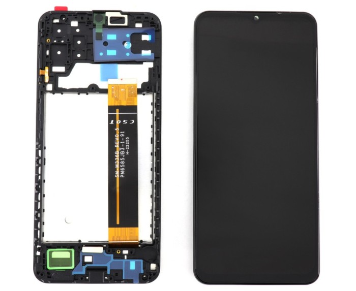 Display Samsung Galaxy A13 A135 cu Rama Black Negru