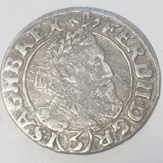 Silezia 3 kreuzer 1631 / HR argint Ferdinand ll foto
