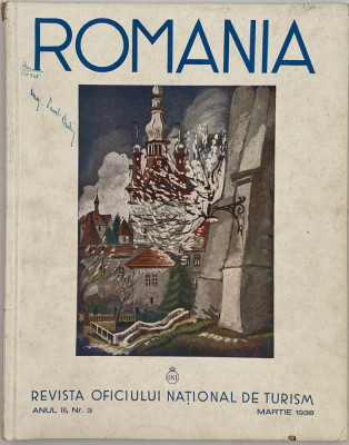 Revista Romania - ONT - Oficiul National de Turism an 3 nr 3 mar 1938 foto