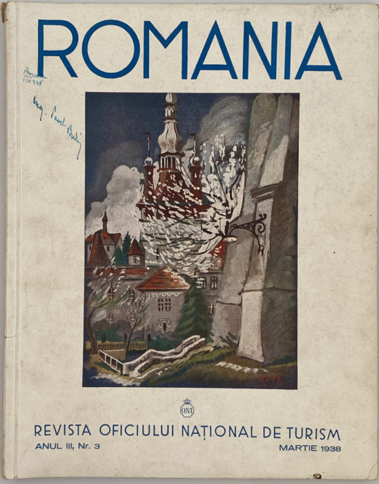 Revista Romania - ONT - Oficiul National de Turism an 3 nr 3 mar 1938