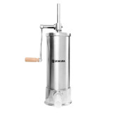 Masina preparare carnati Zokura, capacitate 5 kg, 5 palnii umplere, brat fixare, disc presare, inox