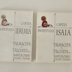 Religie Cartea Profetului Ieremia / Cartea Profetului Isaia Doua volume