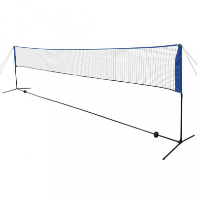 Fileu de badminton cu fluturași, 600 x 155 cm foto