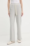 Weekend Max Mara pantaloni de trening FOLK culoarea gri, uni, 2525786011600