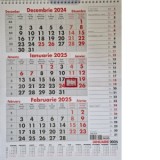 Calendar triptic cu planner 2025