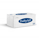 Servetele de Masa, Bulkysoft, Dimensiune 50 Buc/Pachet, 33x33 cm, 1/8, 2 Straturi, Culoare Alb, Servetele Albe Bulkysoft, Servetele de Masa 2 Straturi