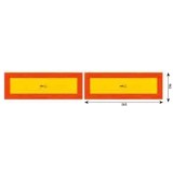 SET 2 PLACUTE REFLECTORIZANTE 565X196MM ALUMINIU RR 70.01 HICO 64844
