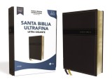 NVI Santa Biblia 2022 Ultrafina, Letra Gigante, Leathersoft, Negro, Palabras de Jes
