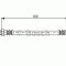 Conducta / cablu frana FORD FOCUS (DAW, DBW) (1998 - 2007) BOSCH 1 987 476 887