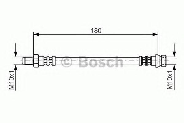 Conducta / cablu frana FORD FOCUS (DAW, DBW) (1998 - 2007) BOSCH 1 987 476 887