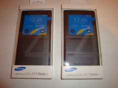 Husa originala Samsung Galaxy Note 4 activa spate telefon S-view noua foto
