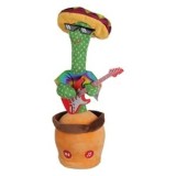 Cactus interactiv din plus cu chitara, 40 cm, verde, CMCLASS