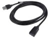 Cablu USB 3.0 2m Negru 5Gbps, Vention