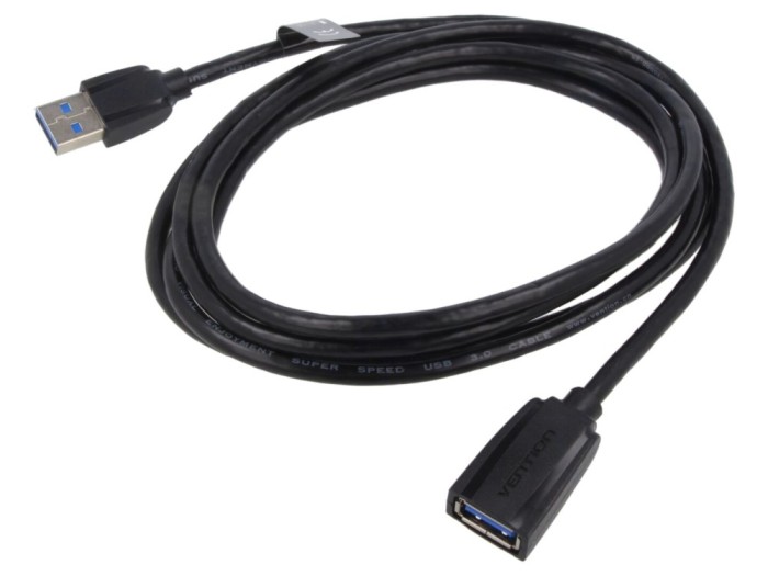 Cablu USB 3.0 2m Negru 5Gbps