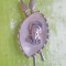 F834-Brosa veche Luptator African cu scut si sulite metal cu sidef stare buna.
