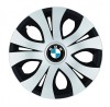 Set 4 Capace Roti Top Gri-Negru R15, Compatibil Cu BMW, Autohelix MSA