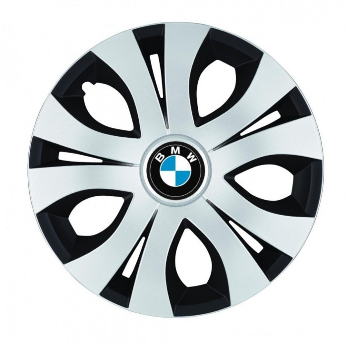 Set 4 Capace Roti Top Gri-Negru R17, Compatibil Cu BMW