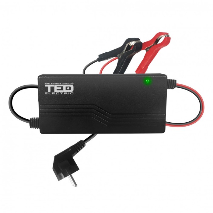 Incarcator cu debransare VRLA AGM 12V 10A TED TED003577 (24) - PM1 SafetyGuard Surveillance