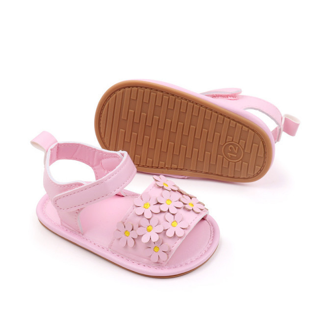 Sandalute roz - Daisy (Marime Disponibila: 12-18 luni (Marimea 21 incaltaminte))