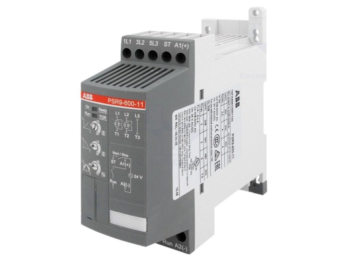 Softstart șină DIN 4kW 9A