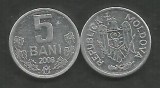 MOLDOVA 5 BANI 2008 [01] XF ++ / a UNC