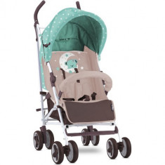 Carucior Sport Ida cu Acoperitoare de Picioare, Colectia 2019 Green &amp;amp; Beige Moon Bear foto