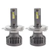 Set 2 LED-uri Auto Techstar&reg; P16, H4, 75w, 10000 Lumeni, 6500K, AUTO, 12-24 Volti, CSP, Canbus, Miez Cupru, Radiator Aluminiu