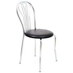 SCAUN VANESSA - CADRU CROM - IMITATIE PIELE - Wenge 21835