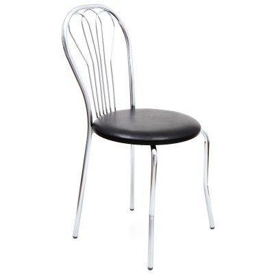 SCAUN VANESSA - CADRU CROM - IMITATIE PIELE - Verde 21899