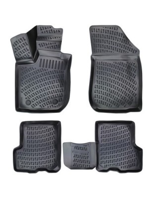Set covorase auto din cauciuc tip tavita pentru Dacia Logan II Mcv 2012- foto