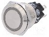 Intrerupator anti-vandalism, ON-(ON), &Oslash;19mm, EAO, 82-5151.11A4