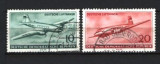 GERMANIA (DDR) 1956 &ndash; AVIATIE. TIMBRE STAMPILATE, F142, Stampilat