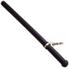Baston Cauciuc Negru Autoaparare 50cm cu Prindere Curea Tonfa
