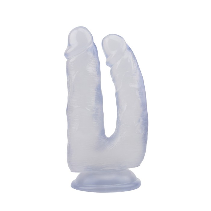 Dildo Rosy Double Rubber
