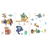 Covora&Egrave; de joaca, termic model animale in parc si ursuleti politisti, cu spuma, impermeabil, antiderapant, cu 2 fete, 1.5mx2mx1.5cm, pentru fete si b, Oem