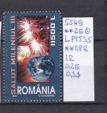 2001 Salut Mileniul III LP1539 MNH Pret 1+1 Lei