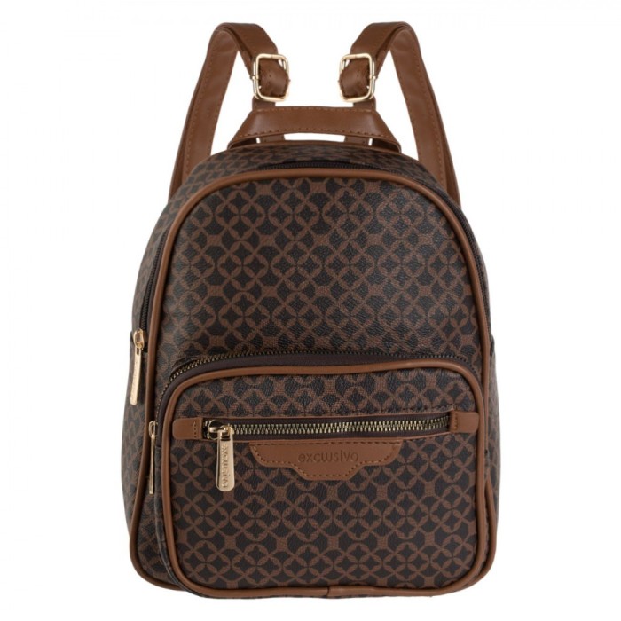 Rucsac Exclusivo, Model Mini, Maro, 22x10x25cm, Curele Reglabile