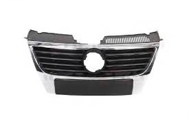 Grila radiator Vw Passat (B6 (3c)), 01.2005-07.2010, Cu Locas Pentru Emblema Model Mare, Negru, 3C0853651PWF; 8C0853651PWF foto