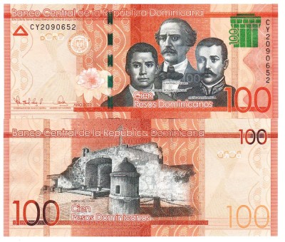 Republica Dominicana 100 Pesos 2023 P-190 UNC foto