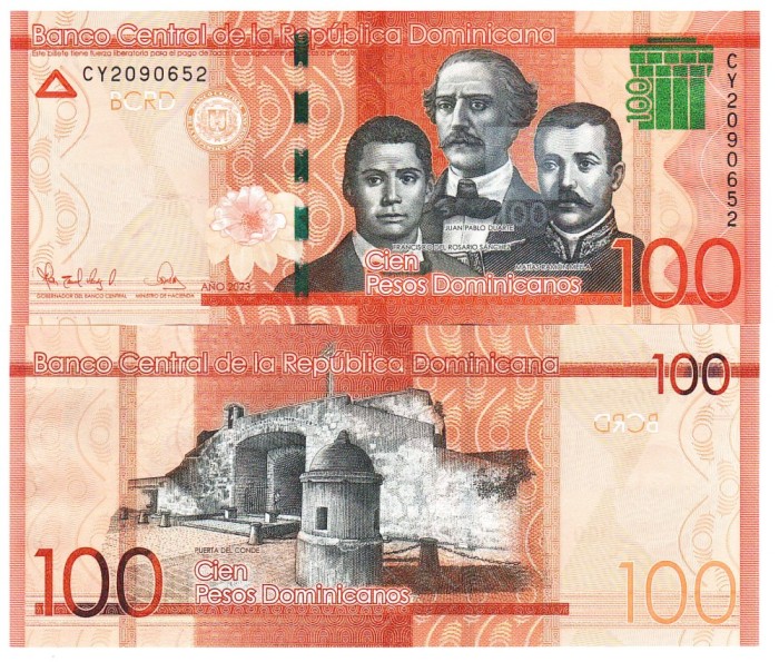 Republica Dominicana 100 Pesos 2023 P-190 UNC