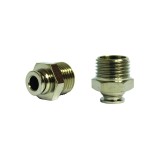 Mufa rapida dreapta din metal fi 6 cu filet M16, Breckner Germany